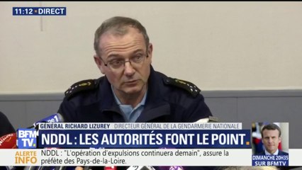 NDDL : "Nous avons rencontré une résistance importante avec des barricades enflammées et des bouteilles de gaz", relate la gendarmerie