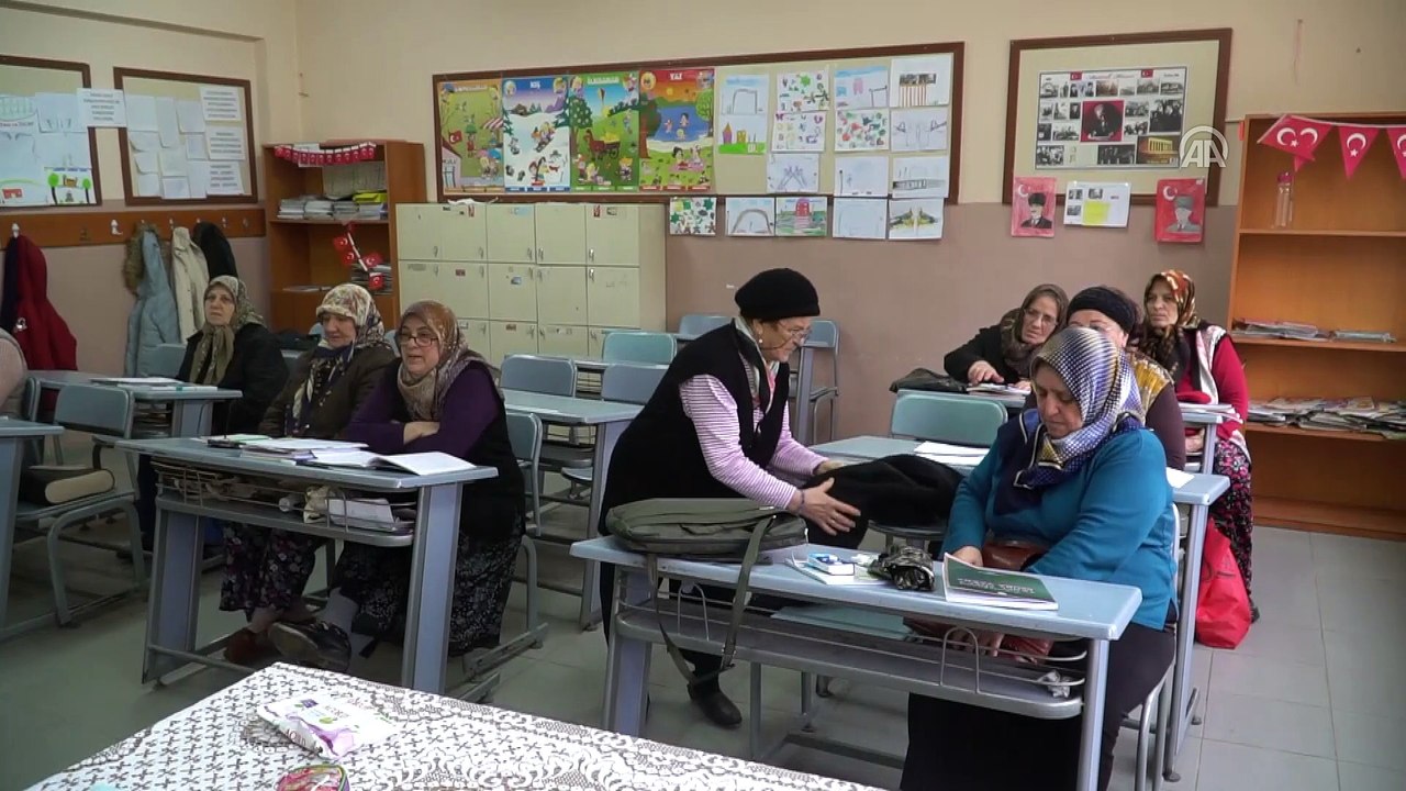 Ümmühan nine 87 yaşında 'okul'lu oldu - TEKİRDAĞ