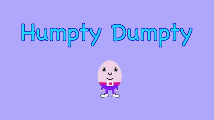 Humpty Dumpty | NURSERY RHYME | RainbowRabbit | (Official Video)