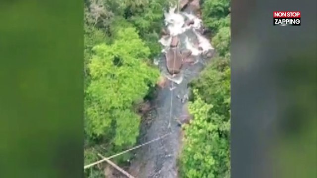 Malaisie : Une star de la télé-réalité fait du saut à l’élastique avec sa fille de 2 ans dans les bras (Vidéo)