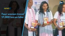 Four women travel 17,000 km on bike
