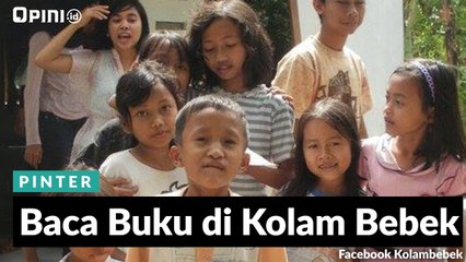 #1MENIT | Baca Buku di Kolam Bebek
