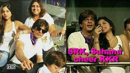 IPL-2018 | SRK, Suhana cheer KKR aganst RCB