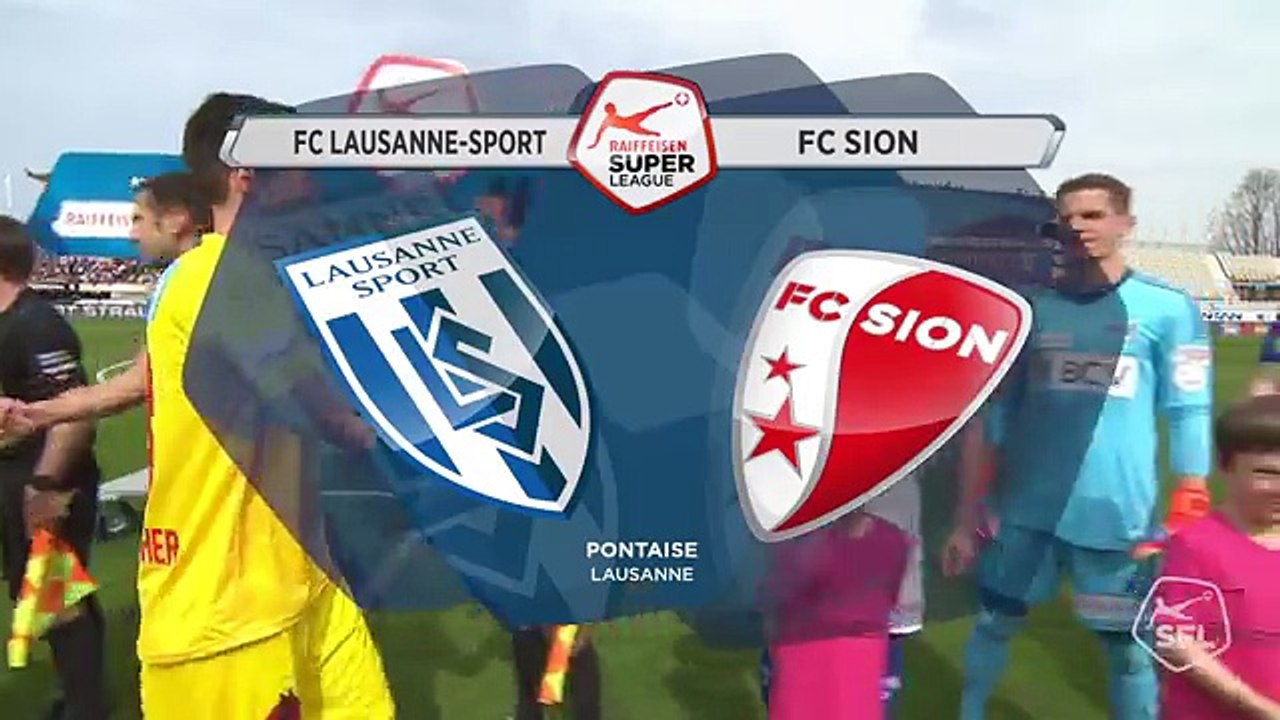 Lausanne 0:2 Sion (Switzerland. Super League. 8 April 2018)