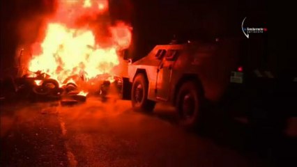 Police and activists clash at protest camp in western France