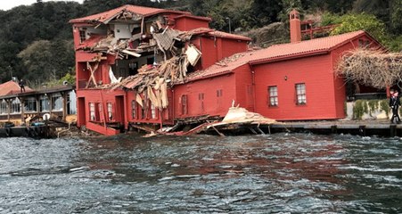 Geminin Harabeye Çevirdiği Yalıda İnceleme Başlatıldı