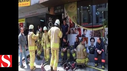 Bahçelievler�de otelde yangın paniği