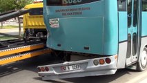 Minibüs halk otobüsüyle çarpıştı: 6 yaralı
