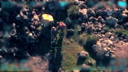 Katırla patlayıcı taşıyan teröristler SİHA ile vuruldu - AĞRI