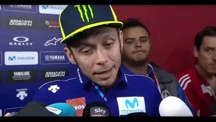 VALENTINO ROSSI: "MARQUEZ NON HA NESSUN TIPO DI RISPETTO, HO PAURA A GIRARE QUANDO E' IN PISTA"