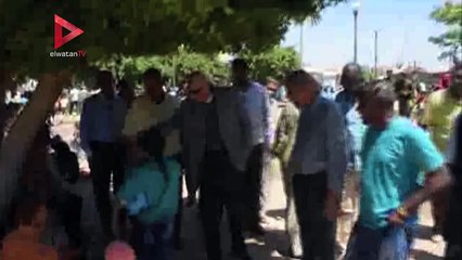 محافظ أسوان يتفقد الحدائق في شم النسيم