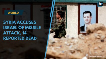 Syria accuses Israel of missile attack, 14 reported dead