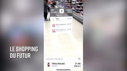 Faire ses courses avec une application de réalité augmentée