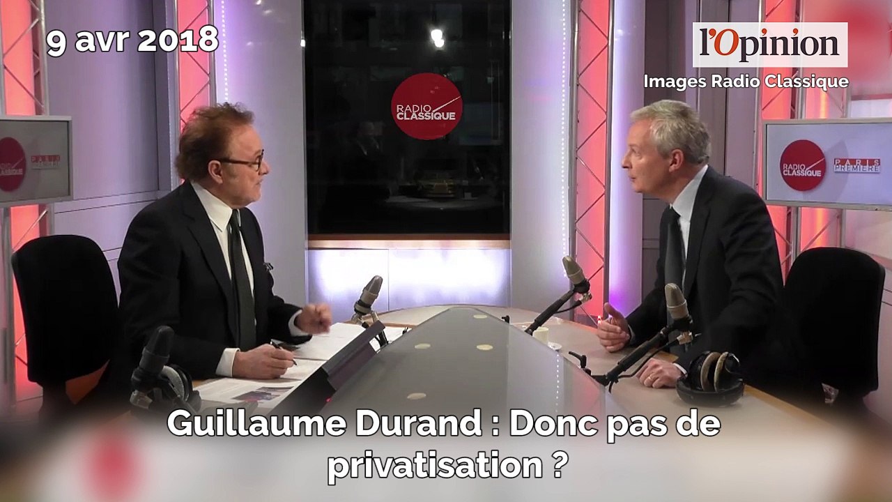Vers une privatisation de la SNCF ? Bruno Le Maire répond...