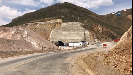 Giresun'daki Eğribel Tüneli’nde Işığın Görünmesine Son 500 Metre