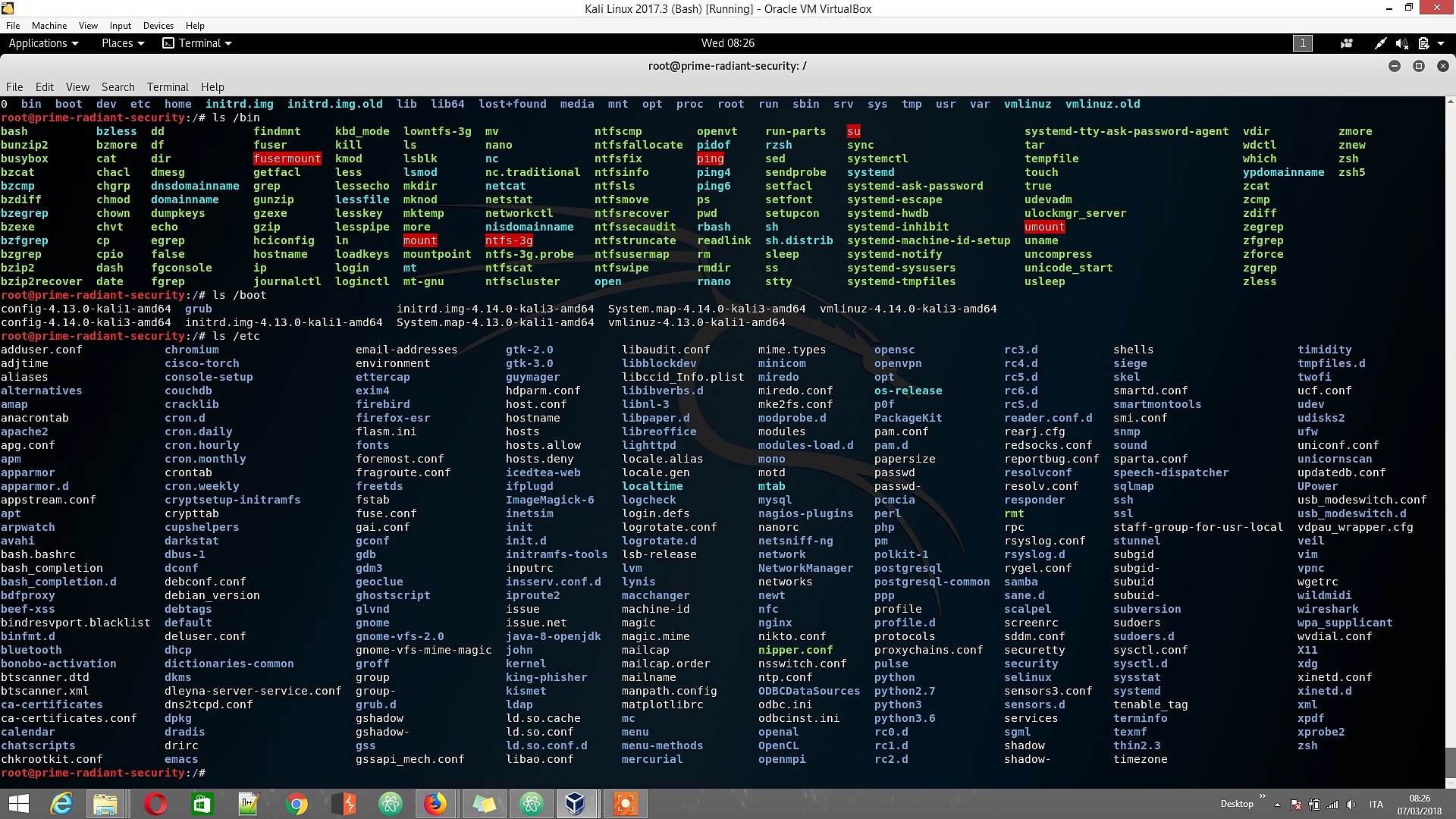 0x03 The Linux filesystem hierarchy standard