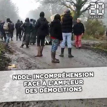 NDDL: Incompréhension face à l'ampleur des démolitions et expulsions
