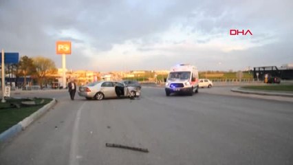 Tekirdağ Malkara'da Trafik Kazası 1 Yaralı