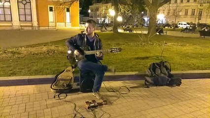 Odessa - Street Musician Plays ''Despacito'' (08.Apr.2018)