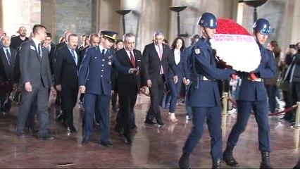 Galatasaray yönetimi Anıtkabir'de