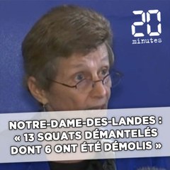 Notre-Dame-des-Landes : «13 squats démantelés dont 6 ont été démolis»