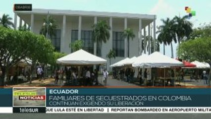 Familiares de periodistas ecuatorianos exigen su aparición con vida