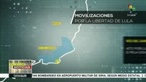 Movilizaciones por la libertad de Lula en Sao Paulo y Río de Janeiro