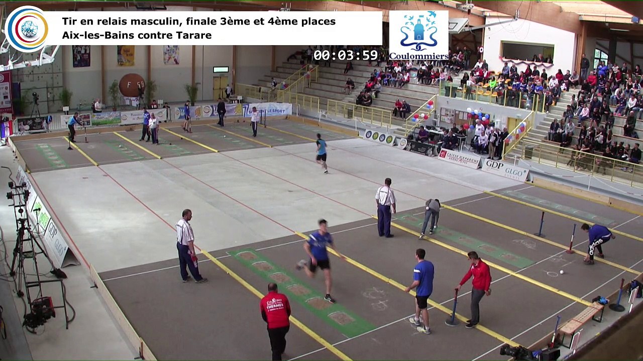 Petite finale 3ème et 4ème places, tir rapide en double masculin, France Tirs, Coulommiers 2018