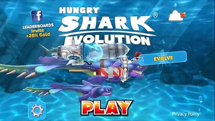 Hungry Shark Evolution - New Space Portal Map