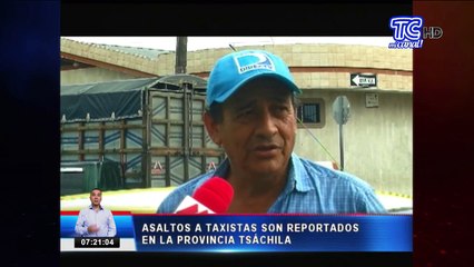 Nuevos casos de asaltos a taxistas en Santo Domingo de los Tsáchilas