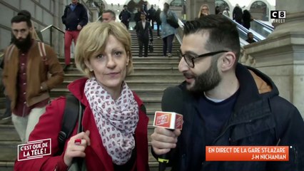 Grèves SNCF : J-M part à la rencontre des usagers à la gare Saint-Lazare