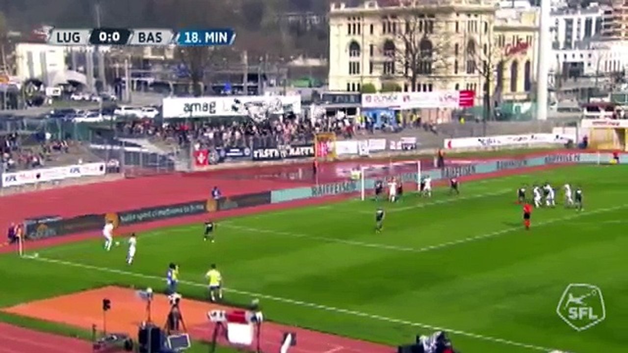 Lugano 0:1 Basel (Switzerland. Super League. 8 April 2018)