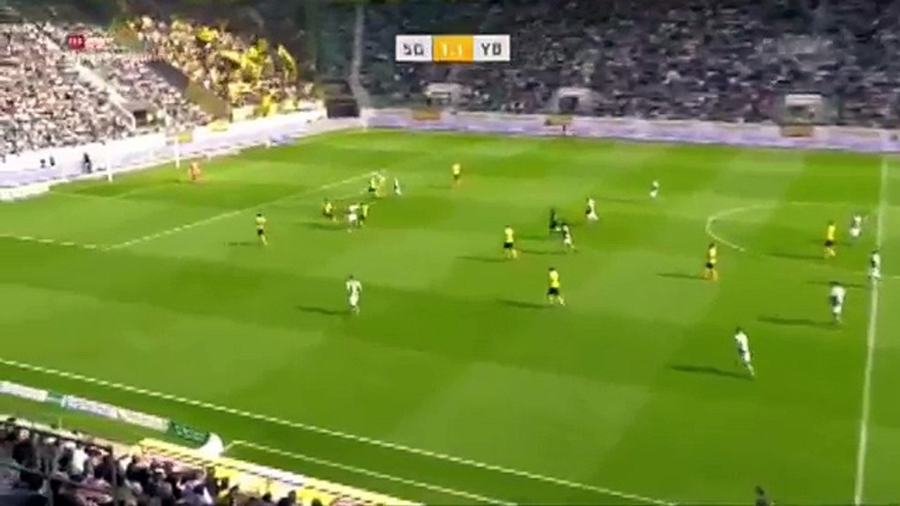 Sankt Gallen 2:1 Young Boys (Switzerland. Super League. 8 April 2018)