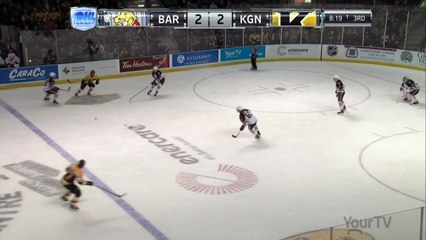 OHL Kingston Frontenacs - Gabe Vilardi scores game-winning goal from tough angle