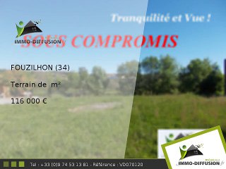 Terrain A vendre Fouzilhon - Nord beziers