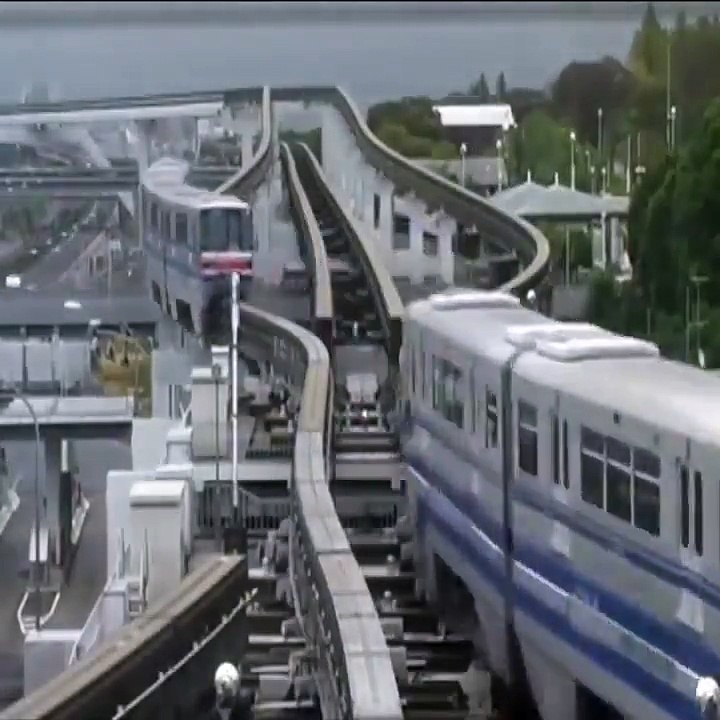 Japonya'daki İnanılmaz Tren Yolu! Osaka Monoray