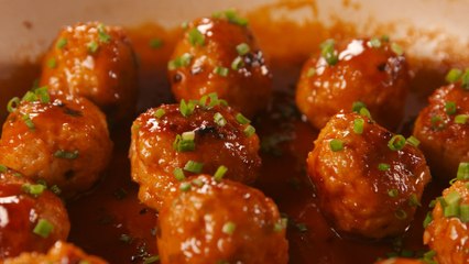 Can You Handle The Heat In These Firecracker Chicken Meatballs?