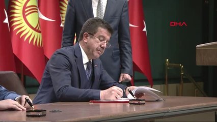 Kırgızistan Cumhurbaşkanı Ankara'da, Ortak Basın Toplantısı ve İşbirliği Anlaşmaları İmza Töreni