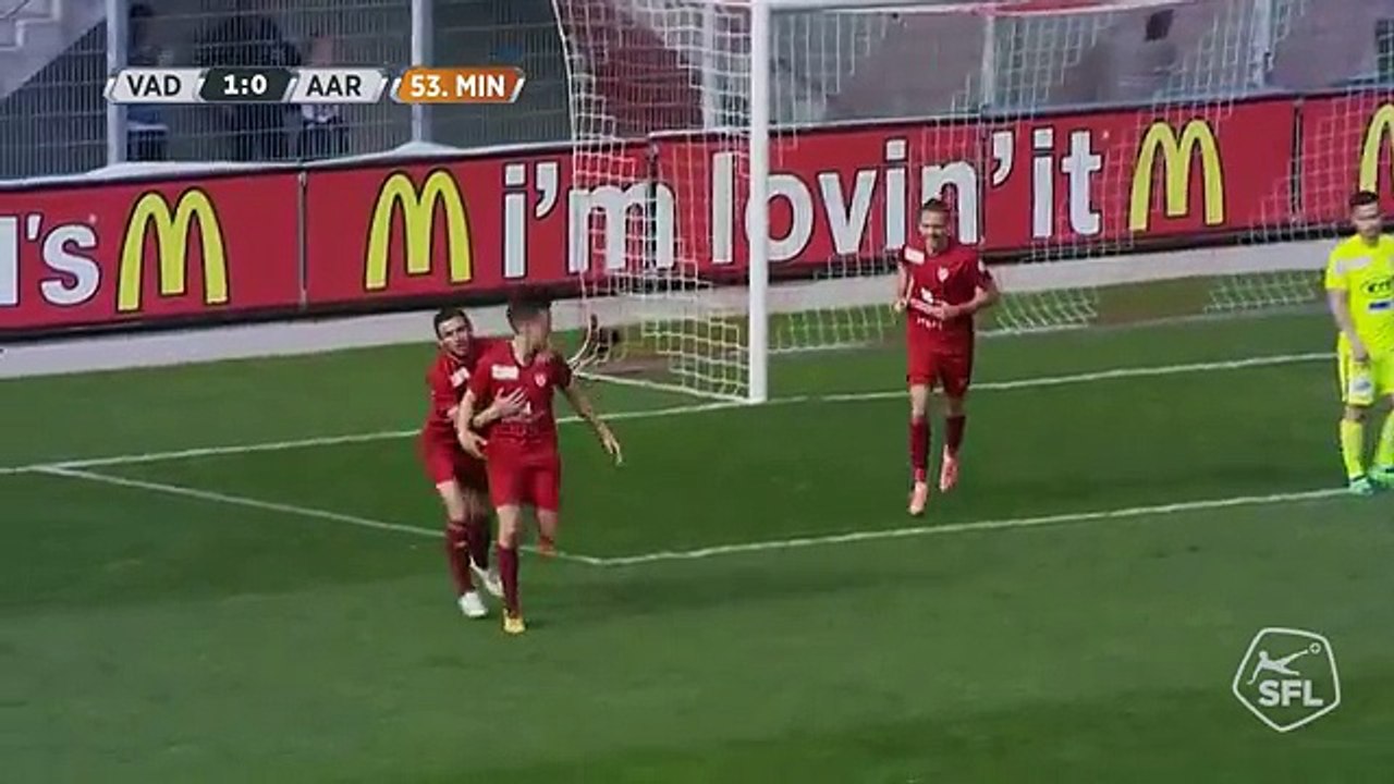 Vaduz 5:1 Aarau (Switzerland. Challenge League. 8 April 2018)