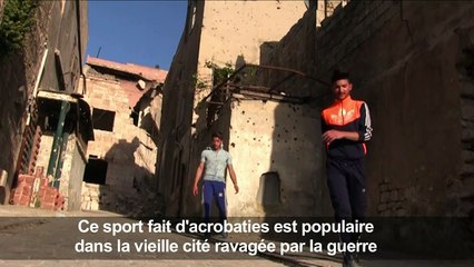 Avec le parkour, des Syriens d'Alep se réapproprient leur ville