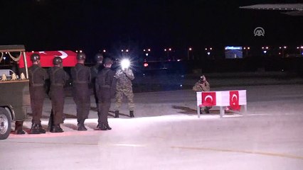 Dinamit imhası sırasında şehit olan Uzman Çavuş Serdal Güneş'in cenazesi memleketine gönderildi - ERZURUM