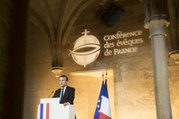 Discours du Président de la République, Emmanuel Macron, à la Conférence des évêques de France au Collège des Bernardins
