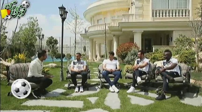 گفتگو با بازیکنان پرسپولیس به مناسبت قهرمانی