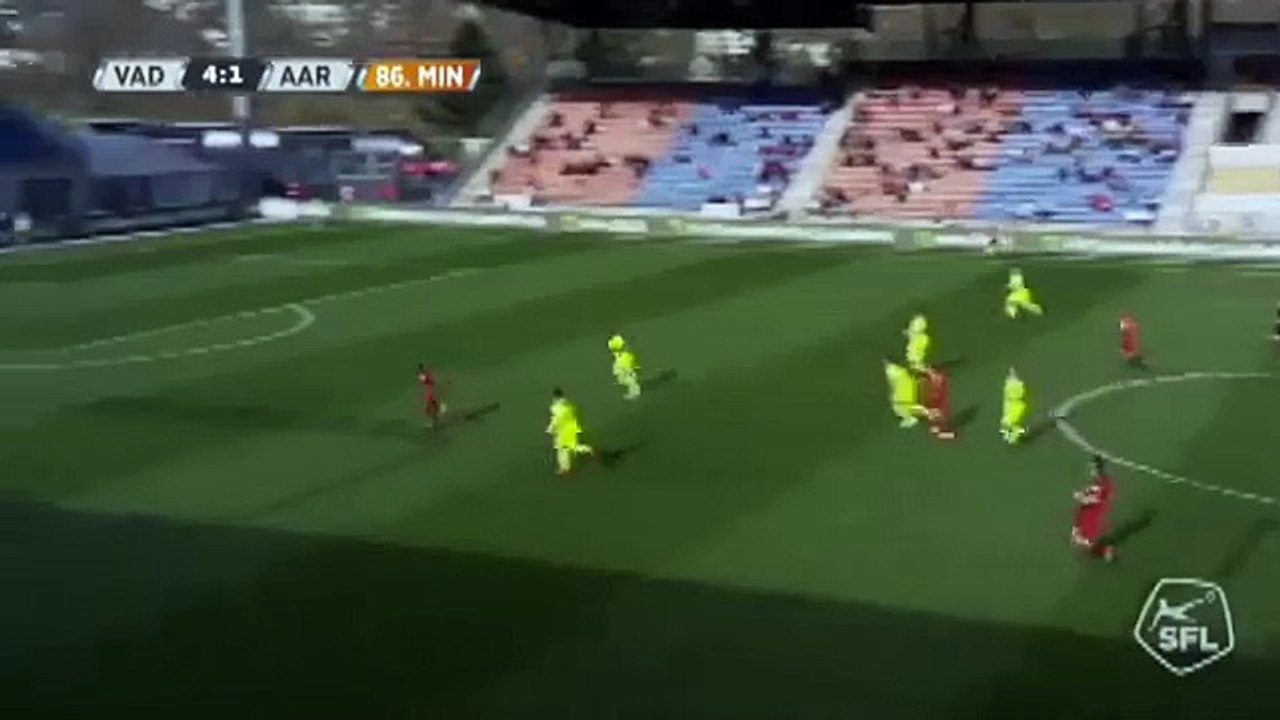Vaduz 5:1 Aarau (Switzerland. Challenge League. 8 April 2018)