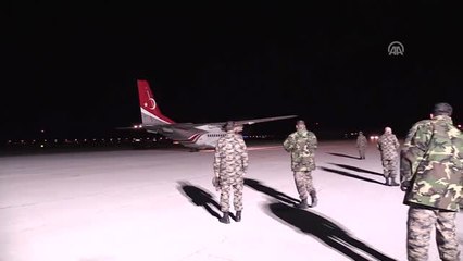 Dinamit İmhası Sırasında Şehit Olan Uzman Çavuş Serdal Güneş'in Cenazesi Memleketine Gönderildi