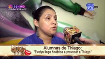 Alumnas de Thiago Arroyo lo respaldan y aseguran que Evelyn fue a provocarlo