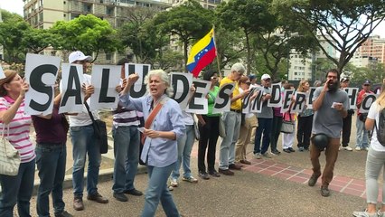 Enfermos de Parkinson marcharon en Caracas para pedir medicinas