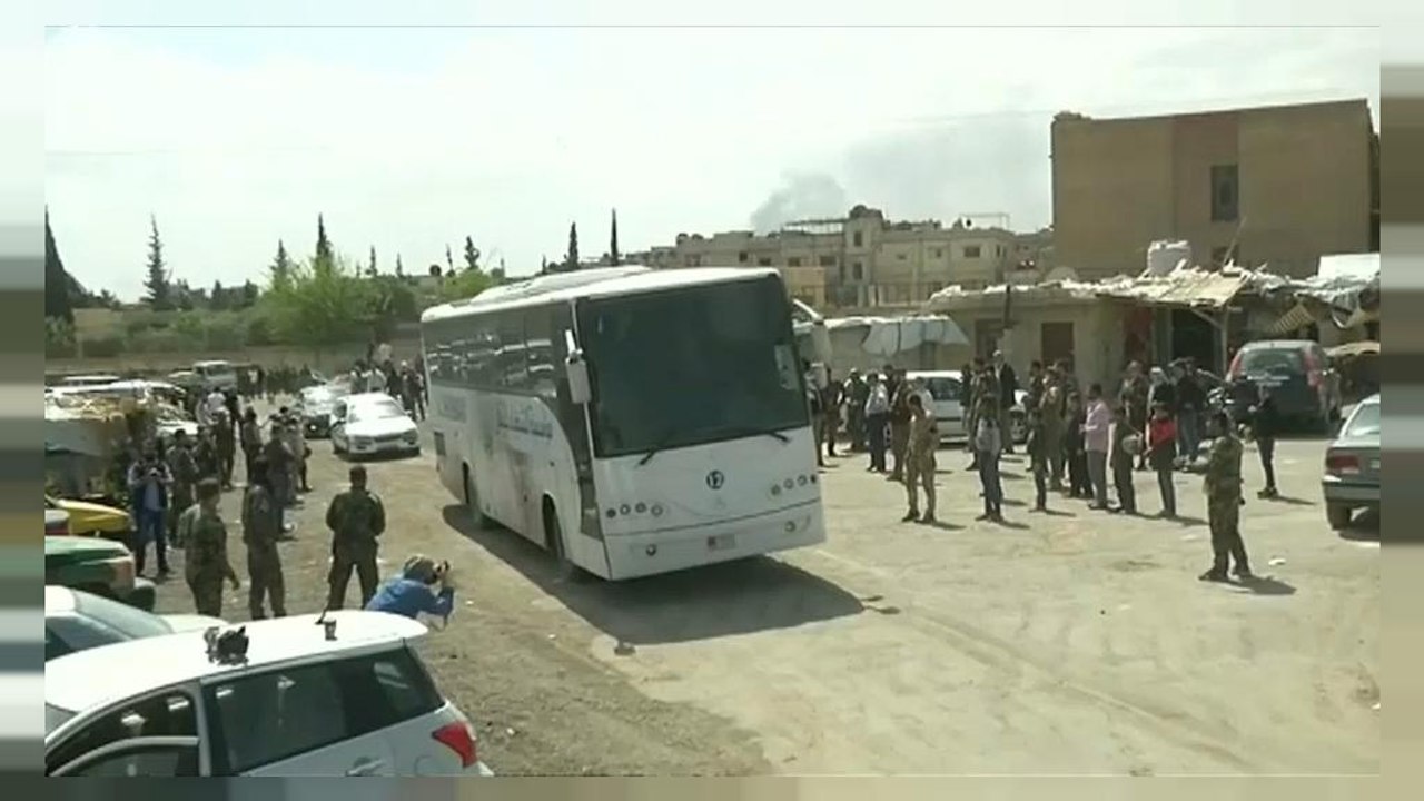 Syrien: Rebellen und Zivilisten beginnen Abzug aus Duma