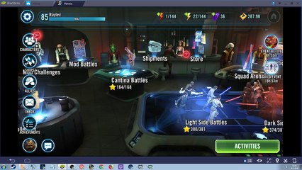 Star Wars Galaxy Of Heroes Introduction.