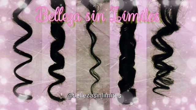 Como Hacer Diferentes Tipos de Rizos con el Rizador - Curl Types by Belleza sin Limites